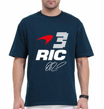 Load image into Gallery viewer, Daniel Ricciardo Oversized T-Shirt for Men-Petrol Blue-Ektarfa.online
