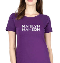Load image into Gallery viewer, Marilyn Manson T-Shirt for Women-Purple-Ektarfa.online
