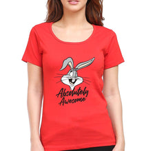 Load image into Gallery viewer, Rabbit Bunny T-Shirt for Women-Red-Ektarfa.online
