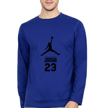 Load image into Gallery viewer, Michael Jordan Full Sleeves T-Shirt for Men-Royal Blue-Ektarfa.online
