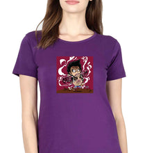 Load image into Gallery viewer, Monkey D. Luffy T-Shirt for Women-Purple-Ektarfa.online
