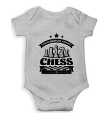 Load image into Gallery viewer, Viswanathan Anand Chess Kids Romper For Baby Boy/Girl-Grey-Ektarfa.online
