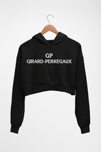 Load image into Gallery viewer, Girard-Perregaux(GP) Crop HOODIE FOR WOMEN-Black-Ektarfa.online
