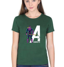 Load image into Gallery viewer, Hawkeye T-Shirt for Women-Dark Green-Ektarfa.online
