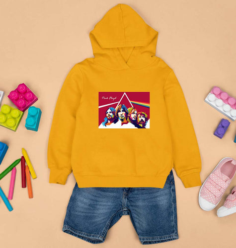 Pink Floyd Kids Hoodie for Boy/Girl-Mustard Yellow-Ektarfa.online