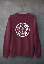 Load image into Gallery viewer, Gold&#39;s Gym Unisex Sweatshirt for Men/Women-Maroon-Ektarfa.online

