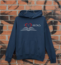 Load image into Gallery viewer, Love Books Unisex Hoodie for Men/Women-Navy Blue-Ektarfa.online
