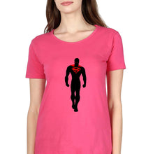 Load image into Gallery viewer, Superman Superhero T-Shirt for Women-Pink-Ektarfa.online
