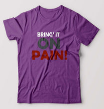 Load image into Gallery viewer, Gym Pain T-Shirt for Men-Purple-Ektarfa.online
