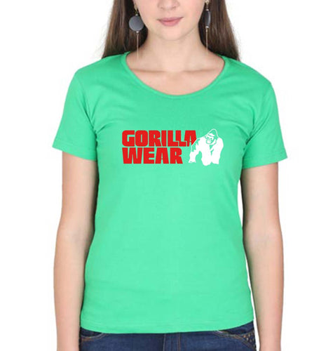 Gorilla Wear T-Shirt for Women-flag green-Ektarfa.online