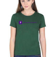 Load image into Gallery viewer, New York University T-Shirt for Women-Dark Green-Ektarfa.online

