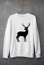 Load image into Gallery viewer, Deer Unisex Sweatshirt for Men/Women-White-Ektarfa.online
