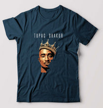 Load image into Gallery viewer, 2Pac Tupac T-Shirt for Men-Petrol Blue-Ektarfa.online
