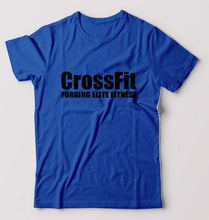 Load image into Gallery viewer, CrossFit T-Shirt for Men-Royal Blue-Ektarfa.online
