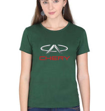 Load image into Gallery viewer, Chery T-Shirt for Women-Dark Green-Ektarfa.online
