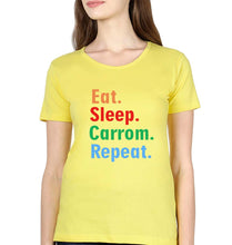 Load image into Gallery viewer, Carrom T-Shirt for Women-Yellow-Ektarfa.online
