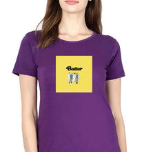 Load image into Gallery viewer, BTS Butter T-Shirt for Women-Purple-Ektarfa.online
