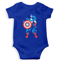 Load image into Gallery viewer, Captain Splash Kids Romper For Baby Boy/Girl-0-5 Months(18 Inches)-Royal Blue-Ektarfa.online
