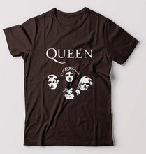 Load image into Gallery viewer, Queen Rock Band T-Shirt for Men-Coffee Brown-Ektarfa.online

