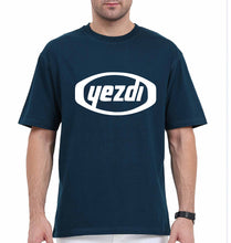 Load image into Gallery viewer, Yezdi Oversized T-Shirt for Men-Petrol Blue-Ektarfa.online

