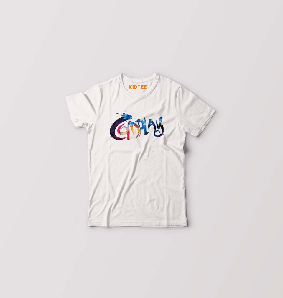 Coldplay Kids T-Shirt for Boy/Girl-White-Ektarfa.online