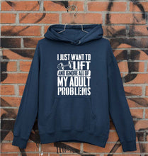 Load image into Gallery viewer, Gym Unisex Hoodie for Men/Women-Navy Blue-Ektarfa.online
