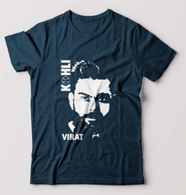 Load image into Gallery viewer, Virat Kohli T-Shirt for Men-Petrol Blue-Ektarfa.online
