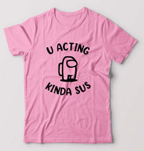 Load image into Gallery viewer, Among Us T-Shirt for Men-Light Baby Pink-Ektarfa.online
