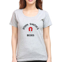 Load image into Gallery viewer, John Smith&#39;s Beers T-Shirt for Women-Grey Melange-Ektarfa.online
