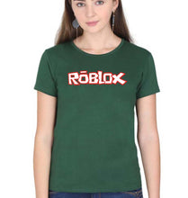 Load image into Gallery viewer, Roblox T-Shirt for Women-Dark Green-Ektarfa.online

