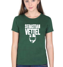 Load image into Gallery viewer, Sebastian Vettel F1 T-Shirt for Women-Dark Green-Ektarfa.online

