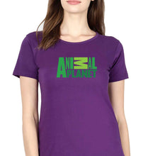 Load image into Gallery viewer, Animal Planet T-Shirt for Women-Purple-Ektarfa.online
