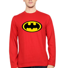 Load image into Gallery viewer, Batman Full Sleeves T-Shirt for Men-Red-Ektarfa.online
