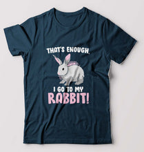 Load image into Gallery viewer, Rabbit Bunny T-Shirt for Men-Petrol Blue-Ektarfa.online
