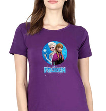Load image into Gallery viewer, Frozen Elsa T-Shirt for Women-Purple-Ektarfa.online
