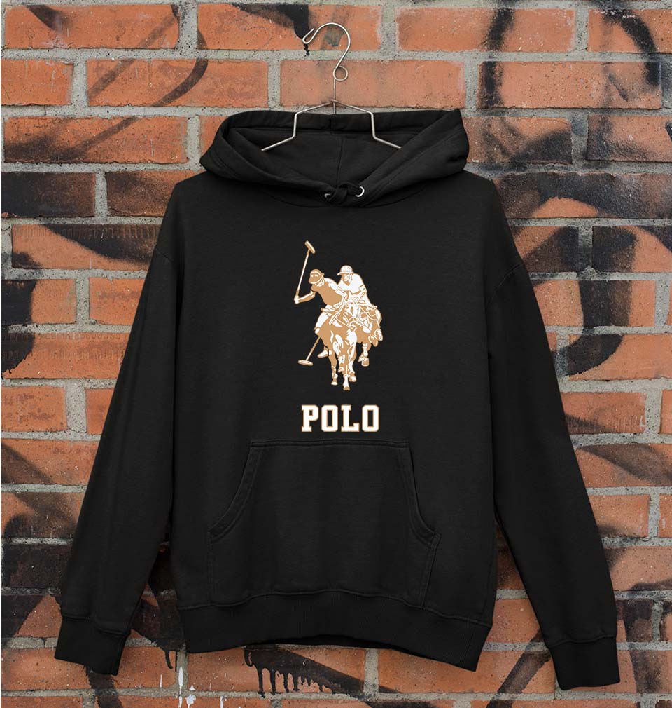 Polo Unisex Hoodie for Men/Women-Black-Ektarfa.online