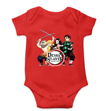 Load image into Gallery viewer, Demon Slayer Kids Romper For Baby Boy/Girl-0-5 Months(18 Inches)-Red-Ektarfa.online
