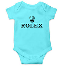 Load image into Gallery viewer, Rolex Kids Romper For Baby Boy/Girl-0-5 Months(18 Inches)-Sky Blue-Ektarfa.online
