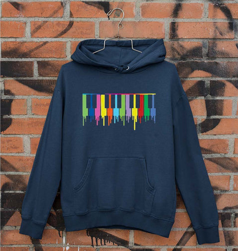 Piano Unisex Hoodie for Men/Women-Navy Blue-Ektarfa.online