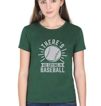 Load image into Gallery viewer, Baseball T-Shirt for Women-Dark Green-Ektarfa.online
