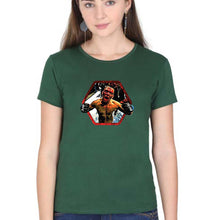 Load image into Gallery viewer, Nate Diaz UFC T-Shirt for Women-Dark Green-Ektarfa.online
