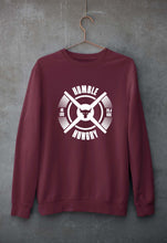 Load image into Gallery viewer, Humble Hungry Gym Unisex Sweatshirt for Men/Women-Maroon-Ektarfa.online
