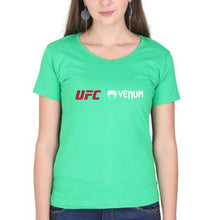 Load image into Gallery viewer, UFC Venum T-Shirt for Women-Flag Green-Ektarfa.online
