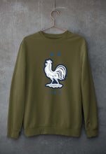 Load image into Gallery viewer, France Football Unisex Sweatshirt for Men/Women-Olive Green-Ektarfa.online

