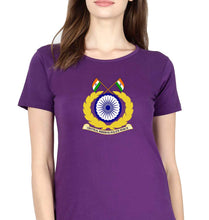 Load image into Gallery viewer, CRPF T-Shirt for Women-Purple-Ektarfa.online
