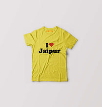 Load image into Gallery viewer, I Love Jaipur Kids T-Shirt for Boy/Girl-Yellow-Ektarfa.online
