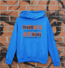 Load image into Gallery viewer, Nirbhau Nirvair Unisex Hoodie for Men/Women-Royal Blue-Ektarfa.online
