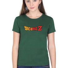 Load image into Gallery viewer, Dragon Ball Z T-Shirt for Women-Dark Green-Ektarfa.online

