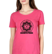 Load image into Gallery viewer, Magnetic fields T-Shirt for Women-Pink-Ektarfa.online
