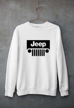 Load image into Gallery viewer, Jeep Unisex Sweatshirt for Men/Women-S(40 Inches)-White-Ektarfa.online
